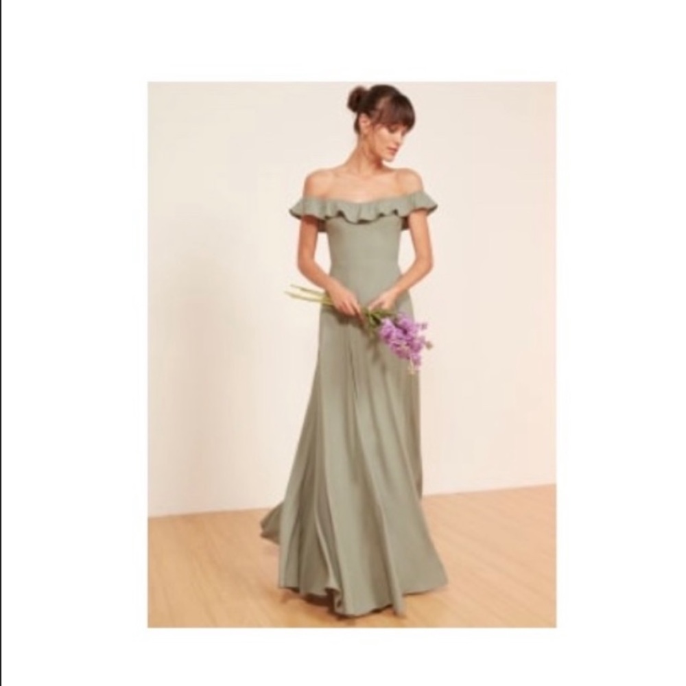 Seafoam Green Verbena Reformation Dress